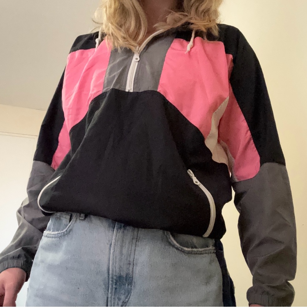 Urban Outfitters Colorblock Windbreaker Jacket